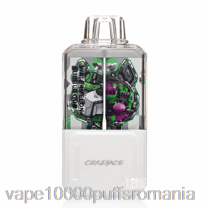 Vape Romania Crazyace B15000 Guma De Mestecat Pepene Verde De Unica Folosinta